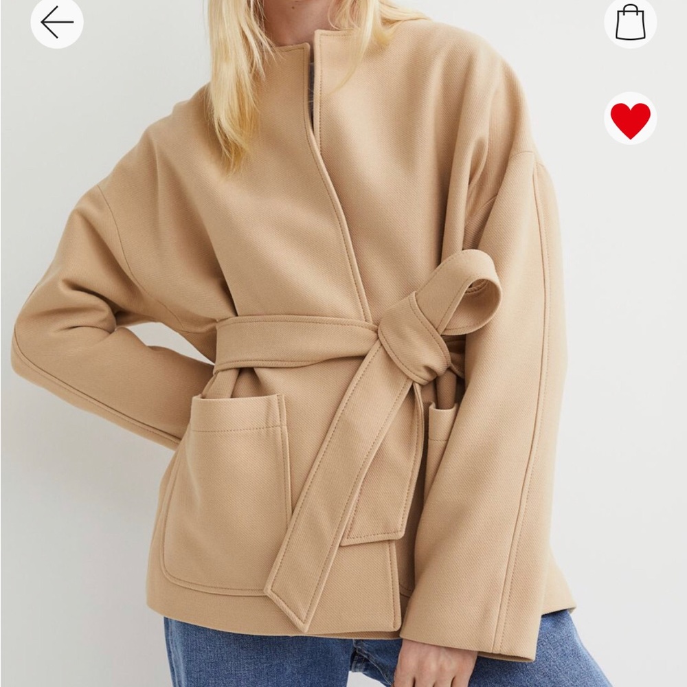ISO H&M Tie Belt Jacket